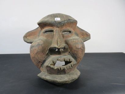 TWO MASKS. Cameroon