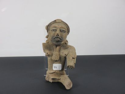 TORSE de statuette. Terre cuite. Mexique...
