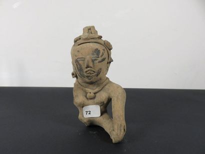 TORSE de statuette. Terre cuite. Mexique...
