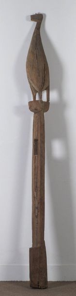 Corner post showing a 