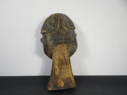 TETE POTEAU. Bois. Cameroun Haut. 38 cm