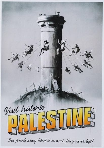 BANKSY Visit Historic Palestine. Print in...
