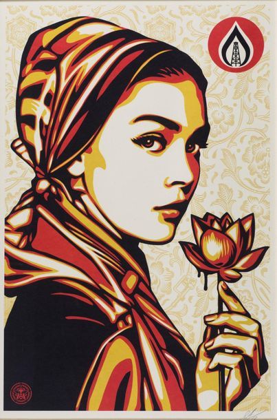 OBEY Natural Springs, 2016. Offset silkscreen...