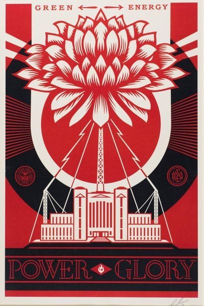 OBEY Mujer Fatale, 2017. Offset silkscreen...