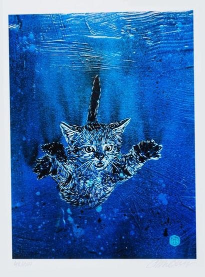 C215 Nirvana. Lithograph signed lower right...