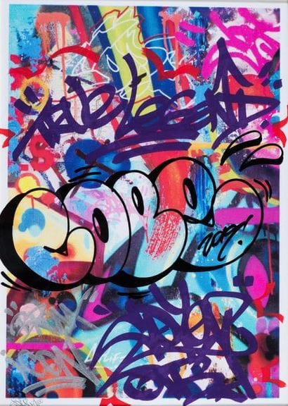 COPE2 Untitled, 2019. Silkscreen print hand...