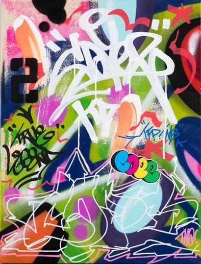 COPE2 True Legend (GreenC), 2020. Mixed media...