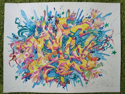 LADY.K Dreams, 2020. Watercolor on canson...
