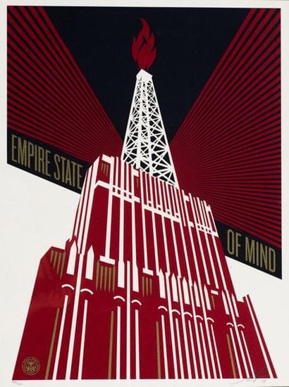 OBEY Empire State Of Mind, 2019. Silkscreen...