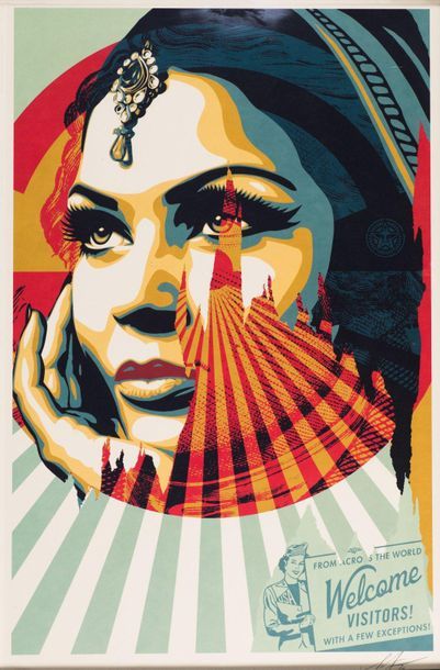 OBEY Target Exceptions, 2020. Silkscreen...