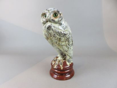 Emile GALLE

Chouette en céramique polychrome,...