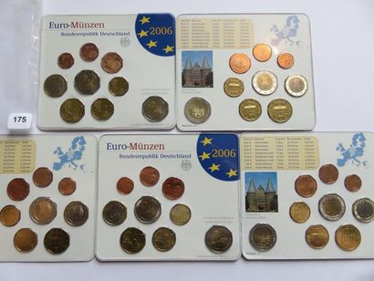 Monnaies Euros - Allemagne - Collection complète...