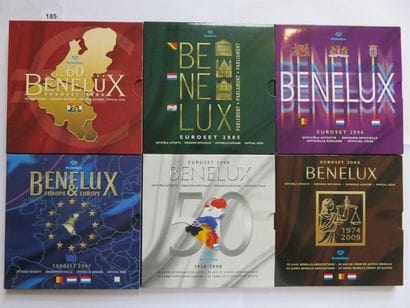 Monnaies Euros - Benelux - Collection de...