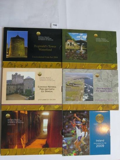 Monnaies Euros - Irelande - Collection de...