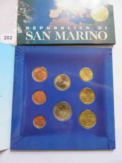 Monnaie Euros - Saint-Marin - Série BU 2002...