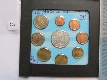 Monnaie Euros - Saint-Marin - Série BU 2003...