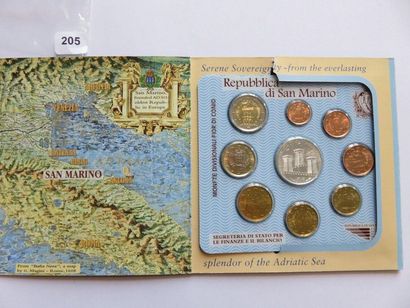 Monnaie Euros - Saint-Marin - Série BU 2005...