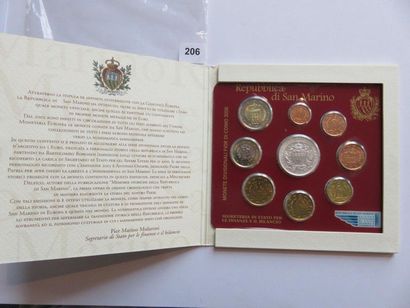Monnaie Euros - Saint-Marin - Série BU 2006...