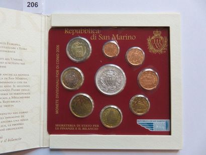 Monnaie Euros - Saint-Marin - Série BU 2006...