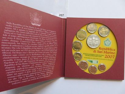 Monnaie Euros - Saint-Marin - Série BU 2007...