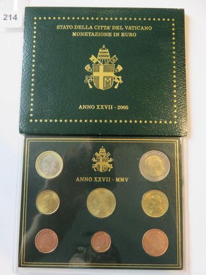 Monnaie Euros - Vatican - Série BU (8 monnaies)...