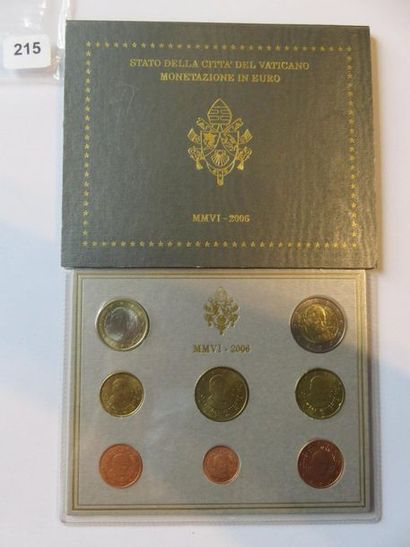 Monnaie Euros - Vatican - Série BU (8 monnaies)...