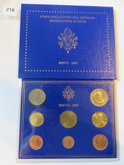 Monnaie Euros - Vatican - Série BU (8 monnaies)...
