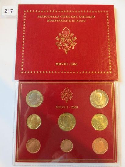 Monnaie Euros - Vatican - Série BU (8 monnaies)...