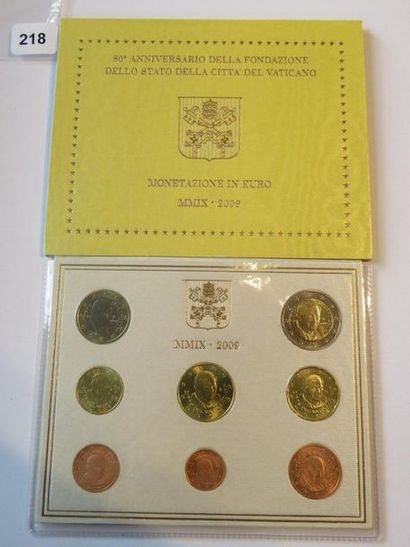 Monnaie Euros - Vatican - Série BU (8 monnaies)...