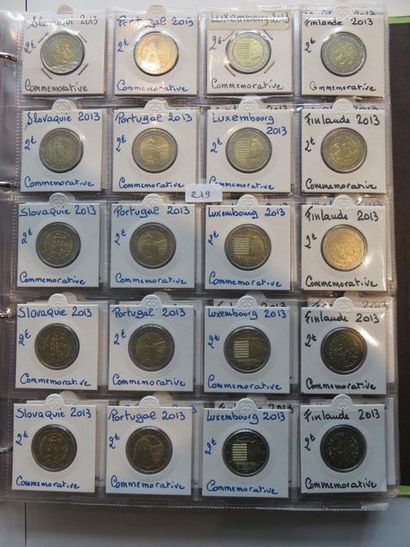 Monnaies Euros - Collection de 376 monnaies...