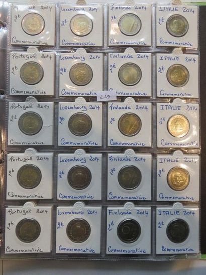 Monnaies Euros - Collection de 376 monnaies...