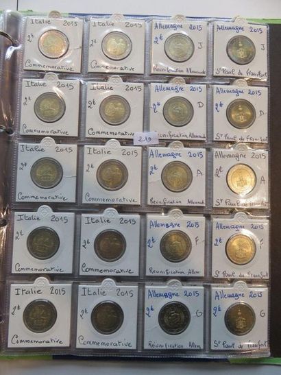 Monnaies Euros - Collection de 376 monnaies...