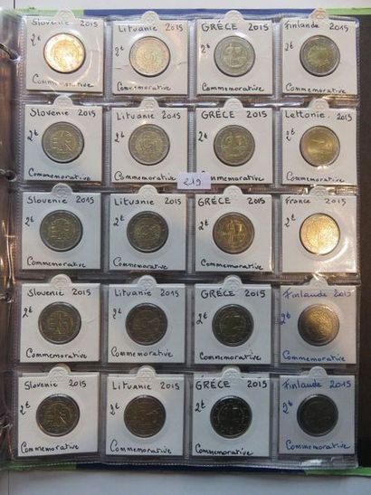 Monnaies Euros - Collection de 376 monnaies...