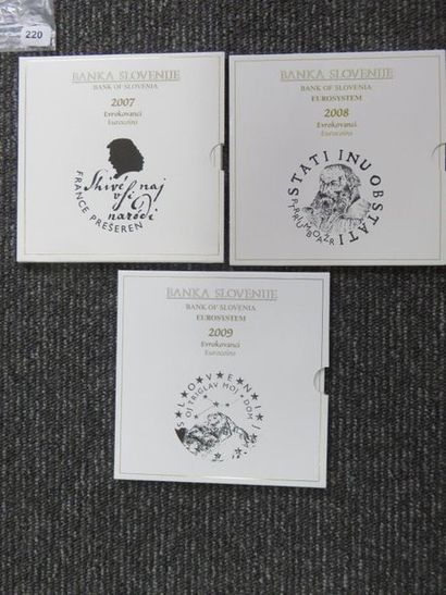 Monnaies Euros - Slovénie - Collection de...