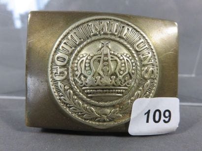 Boucle de ceinturon de l'armée allemande...