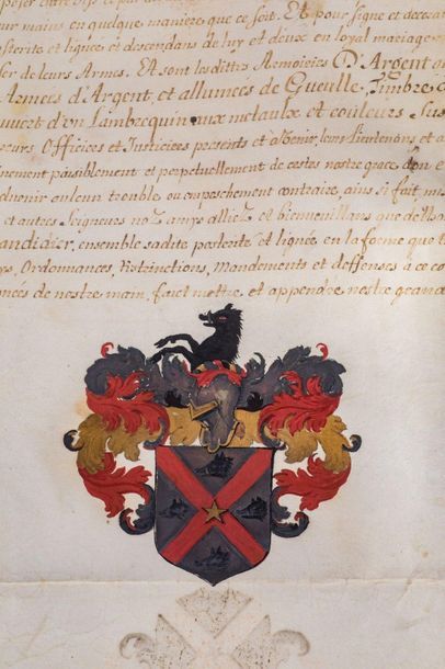 Lettre patente du Sieur Jean Grandidier,...