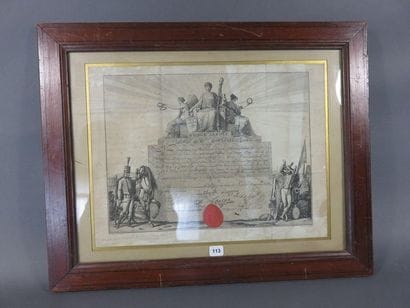 Carle Vernet (d’après). Congé absolu du maréchal...