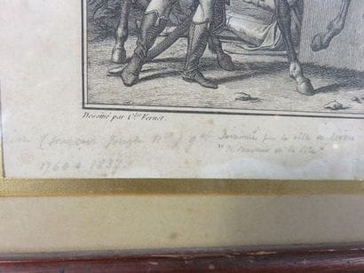 Carle Vernet (d’après). Congé absolu du maréchal...