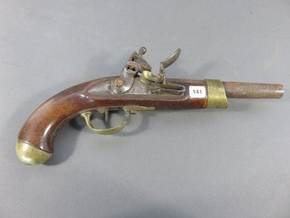 Pistolet d’arçon à silex modèle An XIII....