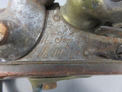 Pistolet d’arçon à silex modèle An XIII....