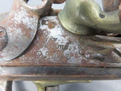 Pistolet d’arçon à silex modèle An XIII....