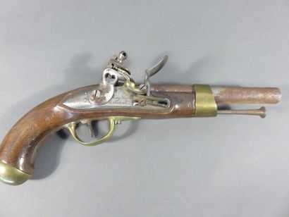 Pistolet d’arçon à silex modèle An XIII....