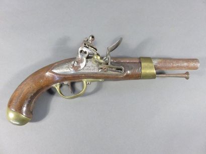 Pistolet d’arçon à silex modèle An XIII....