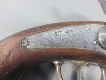 Pistolet de gendarmerie à percussion modèle...
