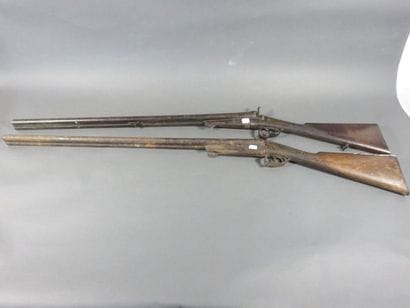 Fusil de chasse à broche deux coups, calibre...