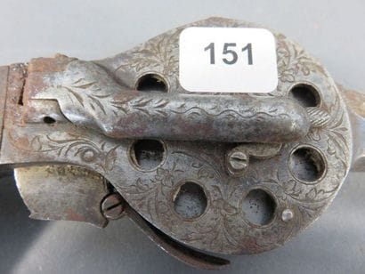 Pistolet revolver Noël et Guery dit Rotorevolver,...