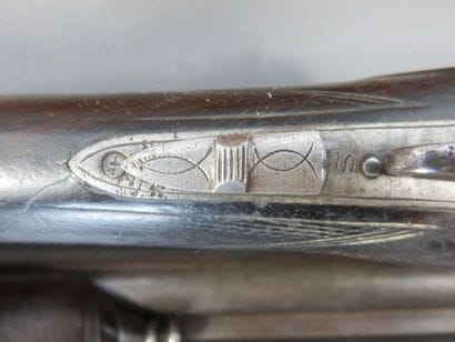 Fusil de chasse Hammerless, deux coups, calibre...