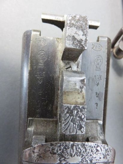 Fusil de chasse Hammerless, deux coups, calibre...