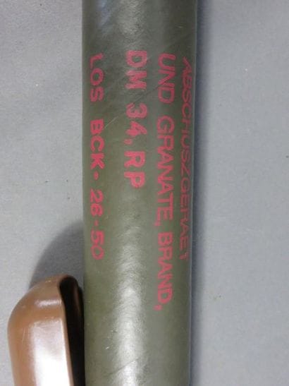 Allemagne. Hafla DM 34 long. Lance artifice...