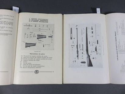 Trois manuels de la FN Herstal : -Fusil mitrailleur...